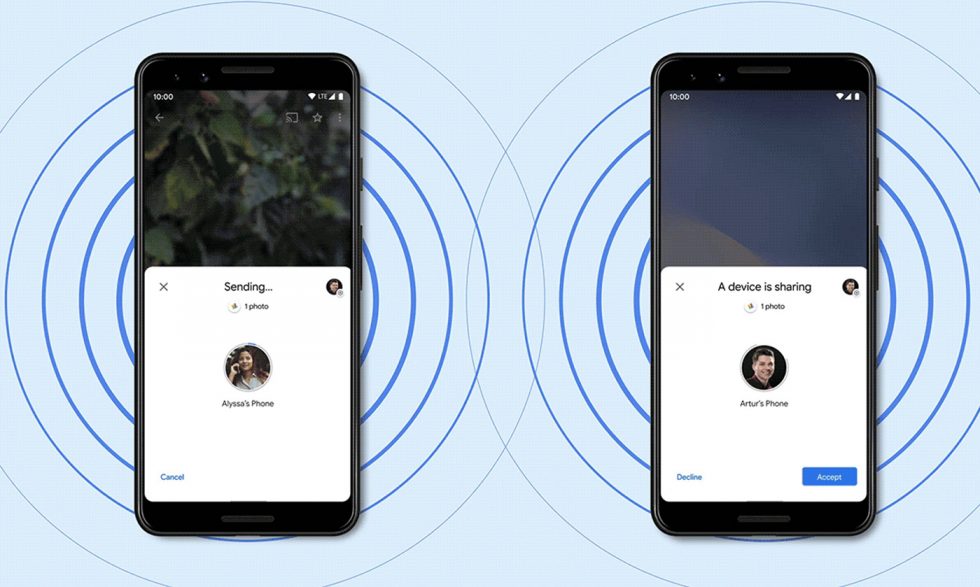 Google's AirDrop Feature for Android Phones is Here