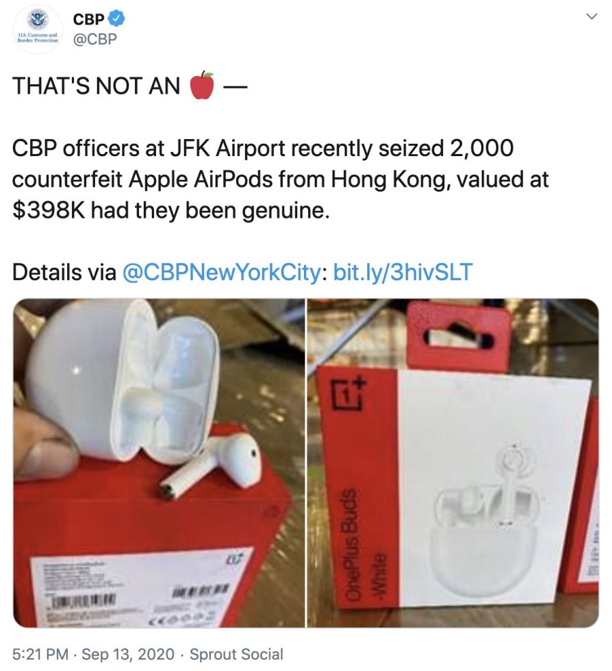 CBP OnePlus Buds AirPods