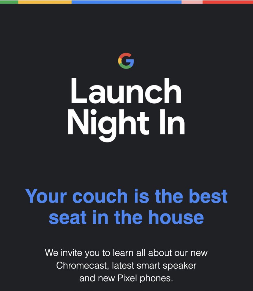 Google Pixel 5 Event