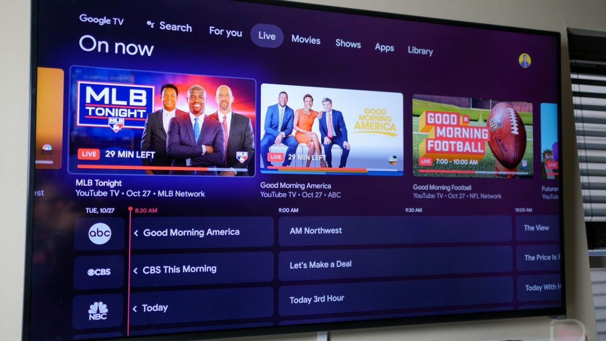 Google TV Live Tab Now Supports Sling TV