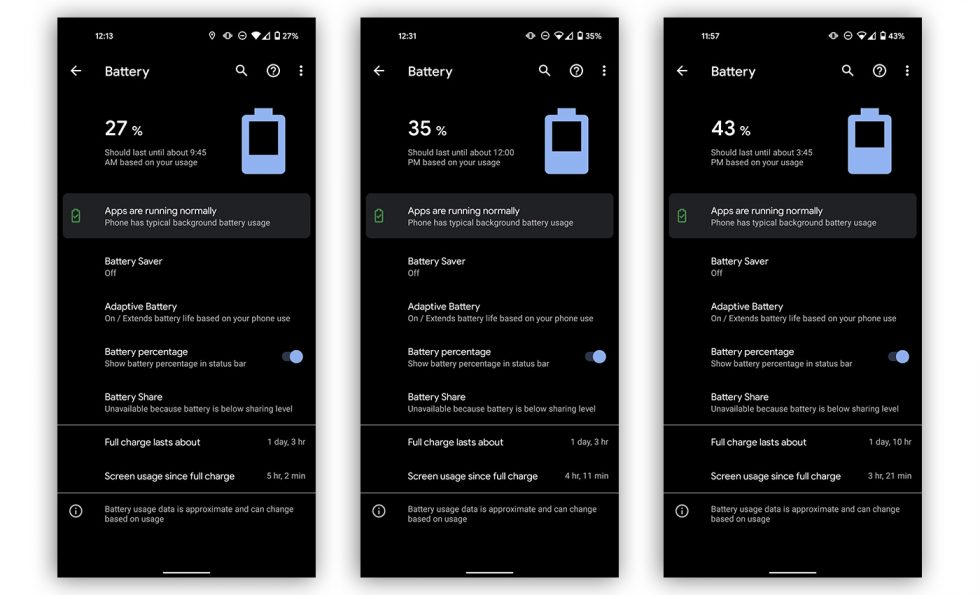 Pixel 5 Battery