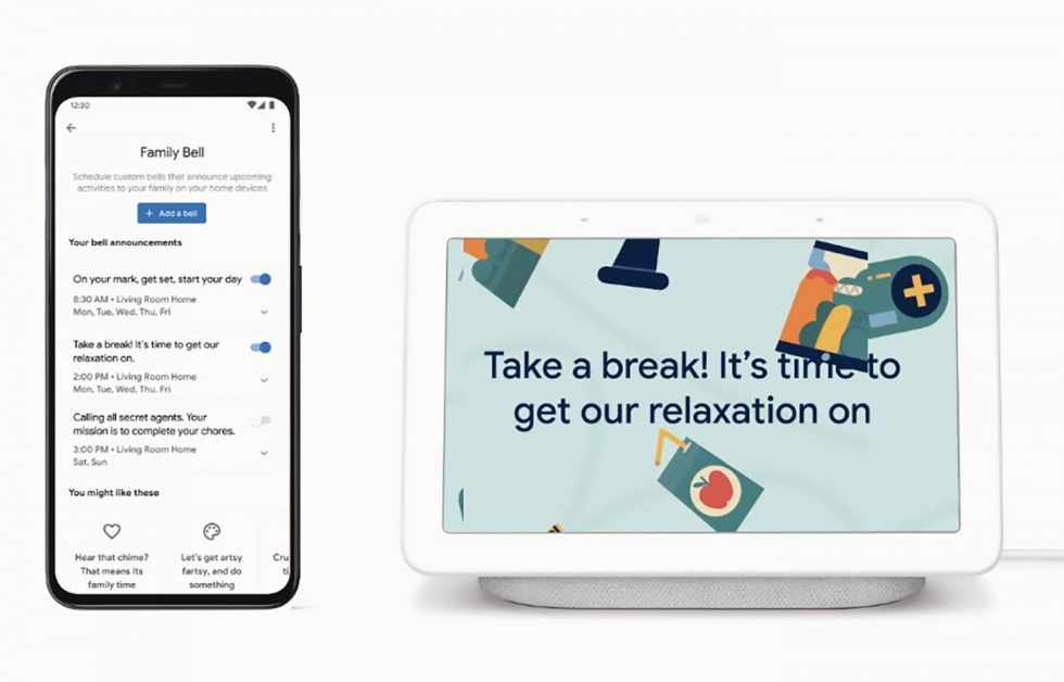 Google Assistant Family Bell