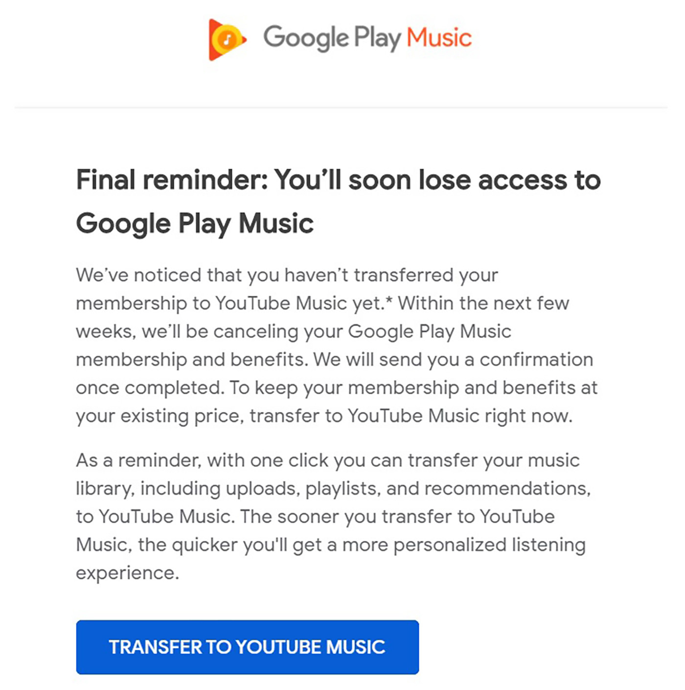Como cancelar a assinatura do Google Play Música