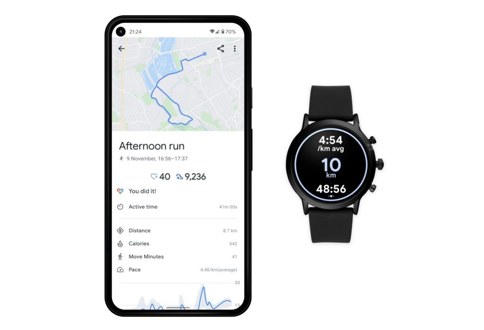 New Google Fit Wear OS
