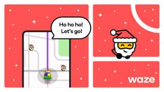 Waze Intros Santa-Themed Holiday Mode, Complete With Curated Playlist From Pandora