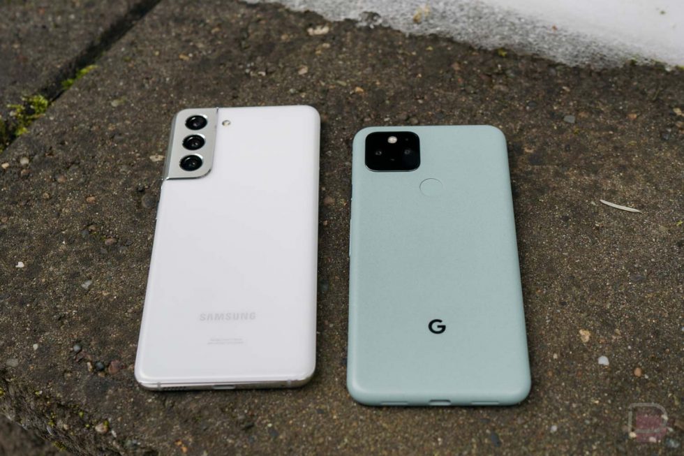 Pixel 5 vs Galaxy S21