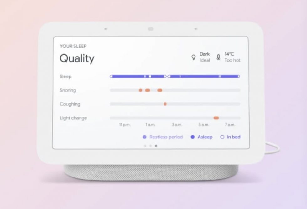 Nest Hub Sleep Tracking