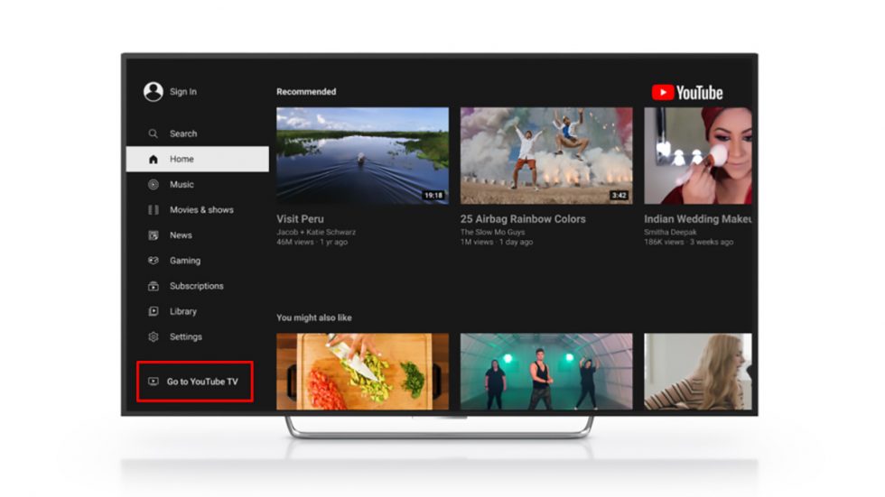 YouTube TV Roku