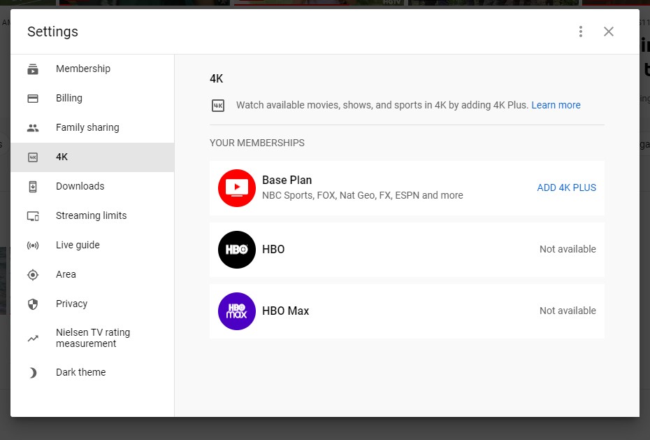 Youtube Tv S 4k Plus Add On Finally Gets A Price Youtube Tv S 4k Plus Add On Finally Gets A Price