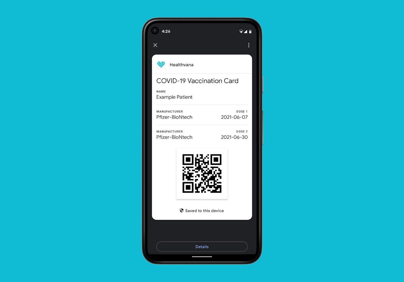 Google Adds Way to Store Digital COVID Vaccination Card to Phones