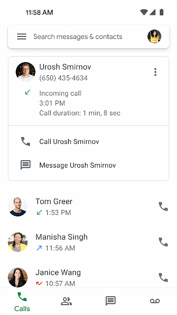 Google Voice Call Drop