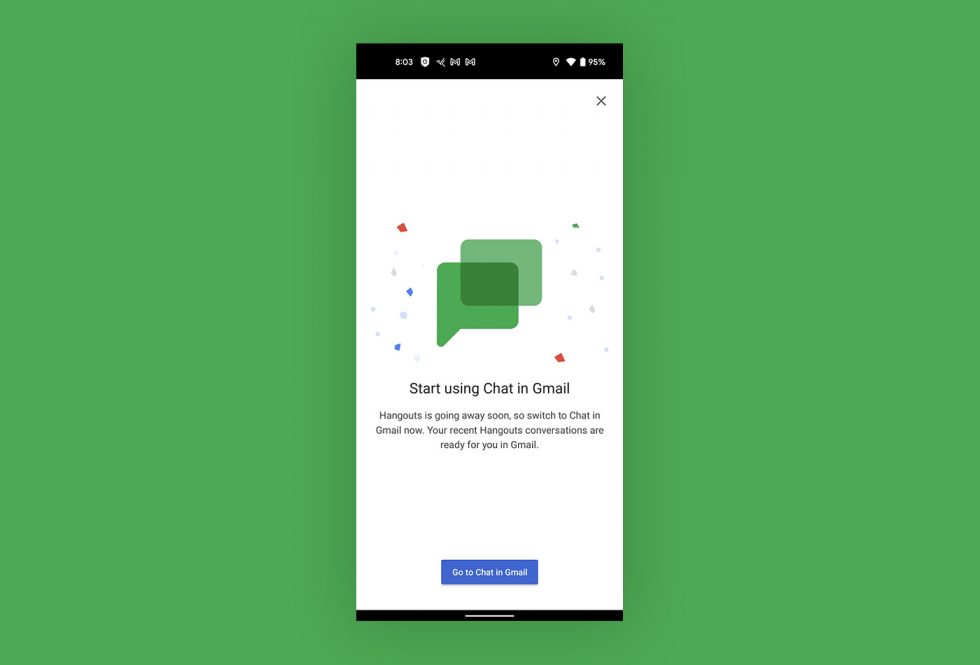 Chat Gmail Hangouts