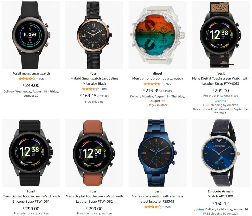 Fossil Gen 6 Amazon