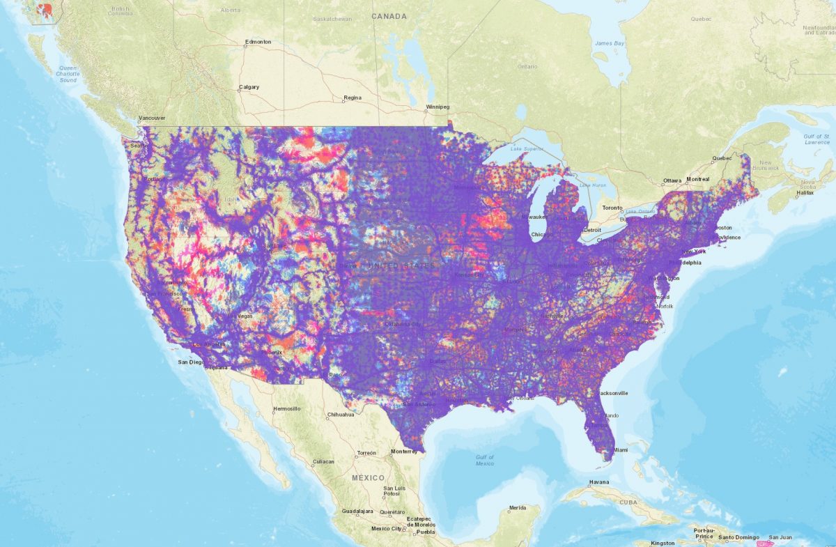 US LTE Map FCC