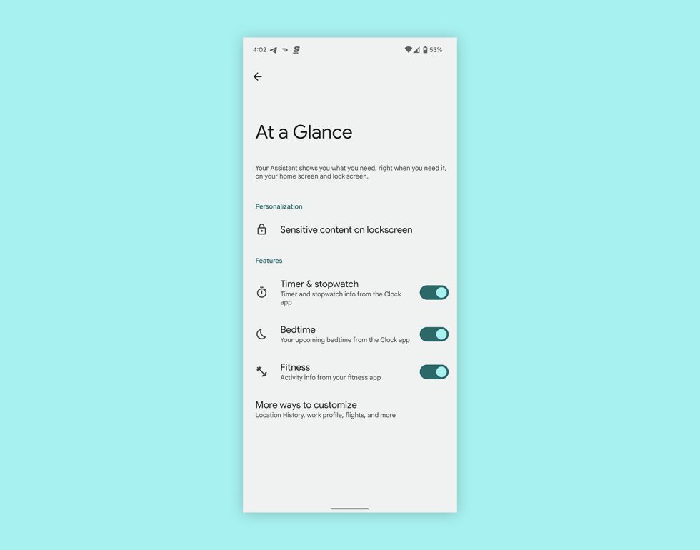 Google Pixel At a Glance