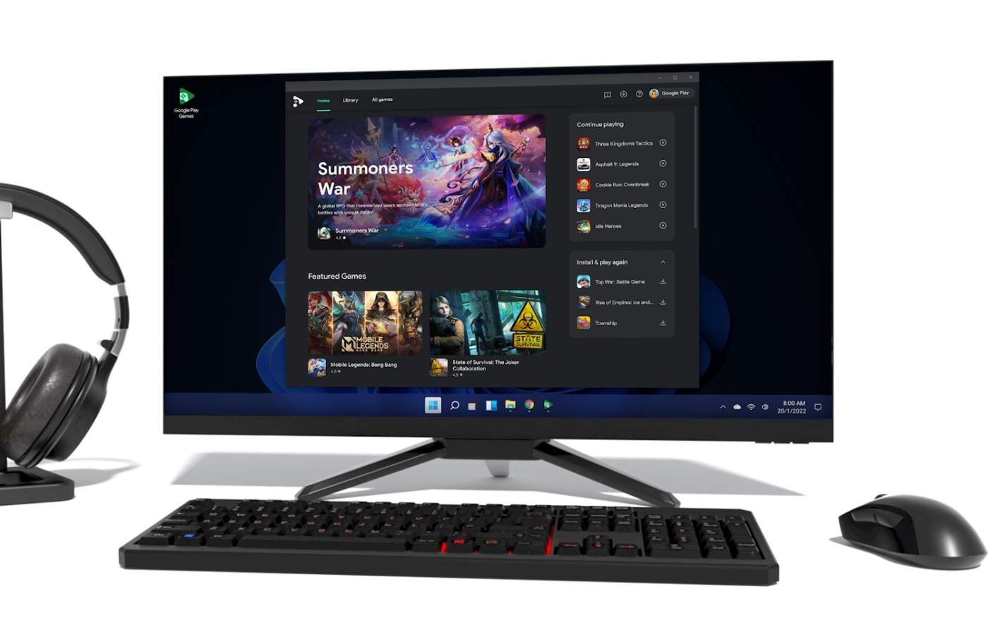 Google Play Games Beta for PC Launches Outside of US