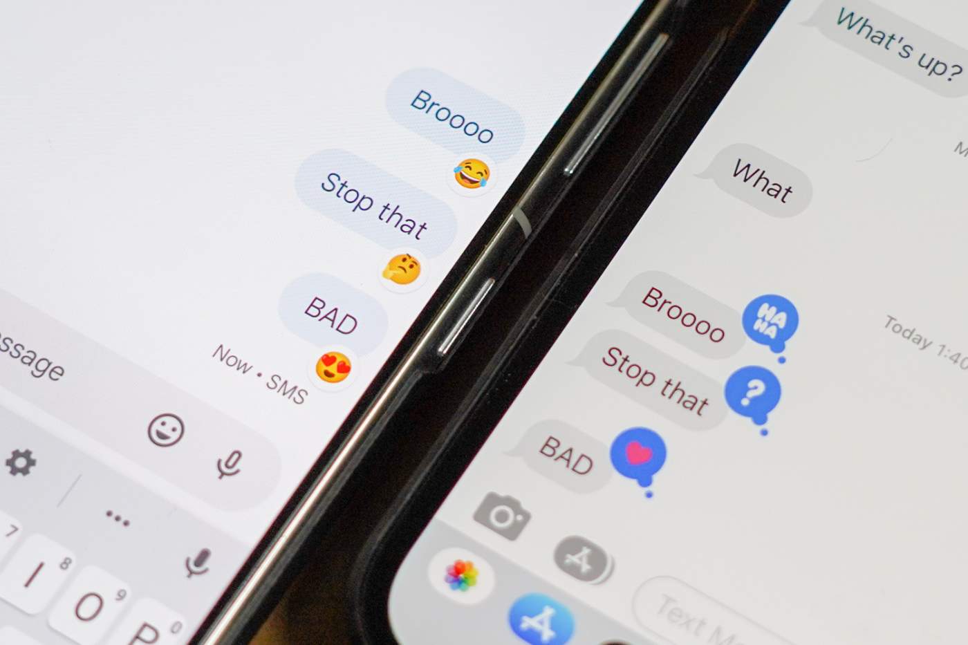 iMessage Reactions Going Live in Google Messages