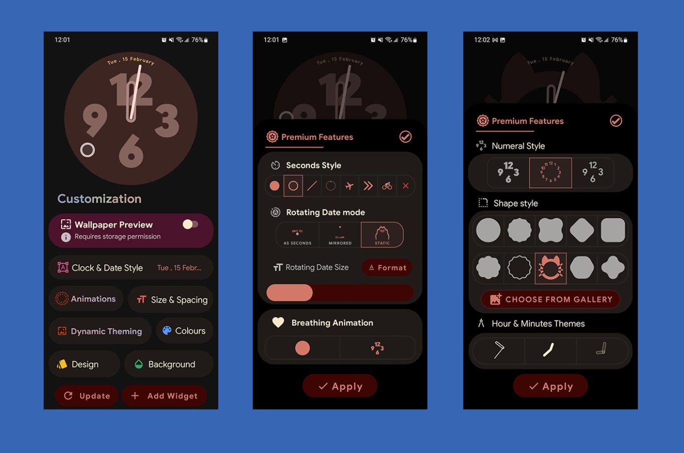 Customize Android 12's Clock Widgets With This App