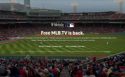 Free MLB TV For T-Mobile (Sprint and Metro Customers, Too!) Returns April 5