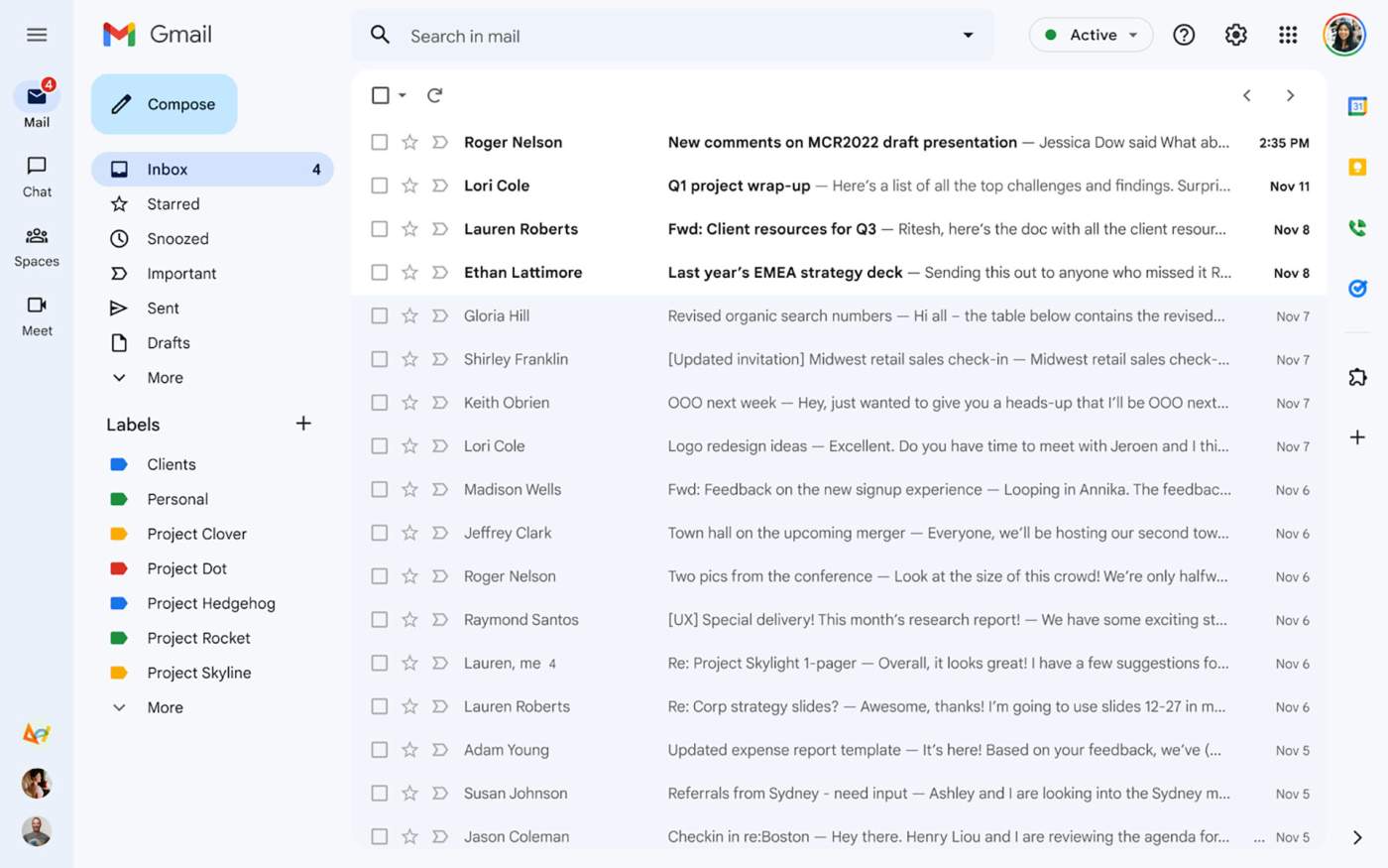 Gmail’s New Look and Layout Widely Available, New Tablet Experience Incoming