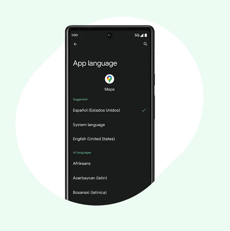 Android 13 App Language