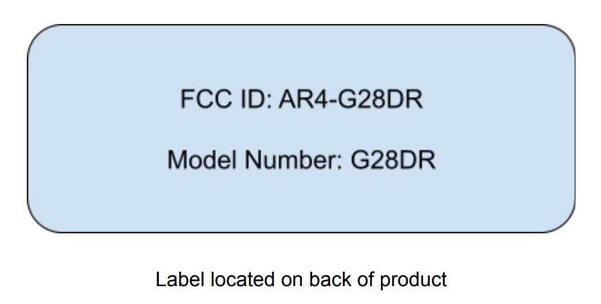 Google G28DR FCC