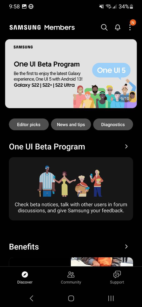Here's a look at Galaxy S22 runnng Android 13 and One UI 5.0 beta
