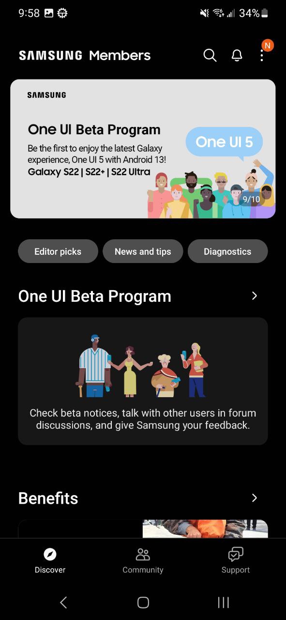 Join One UI Beta 5 Program