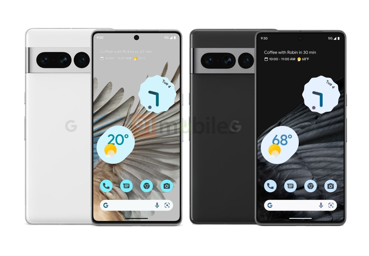 Pixel 7 Lineup Renders From Back AND Front