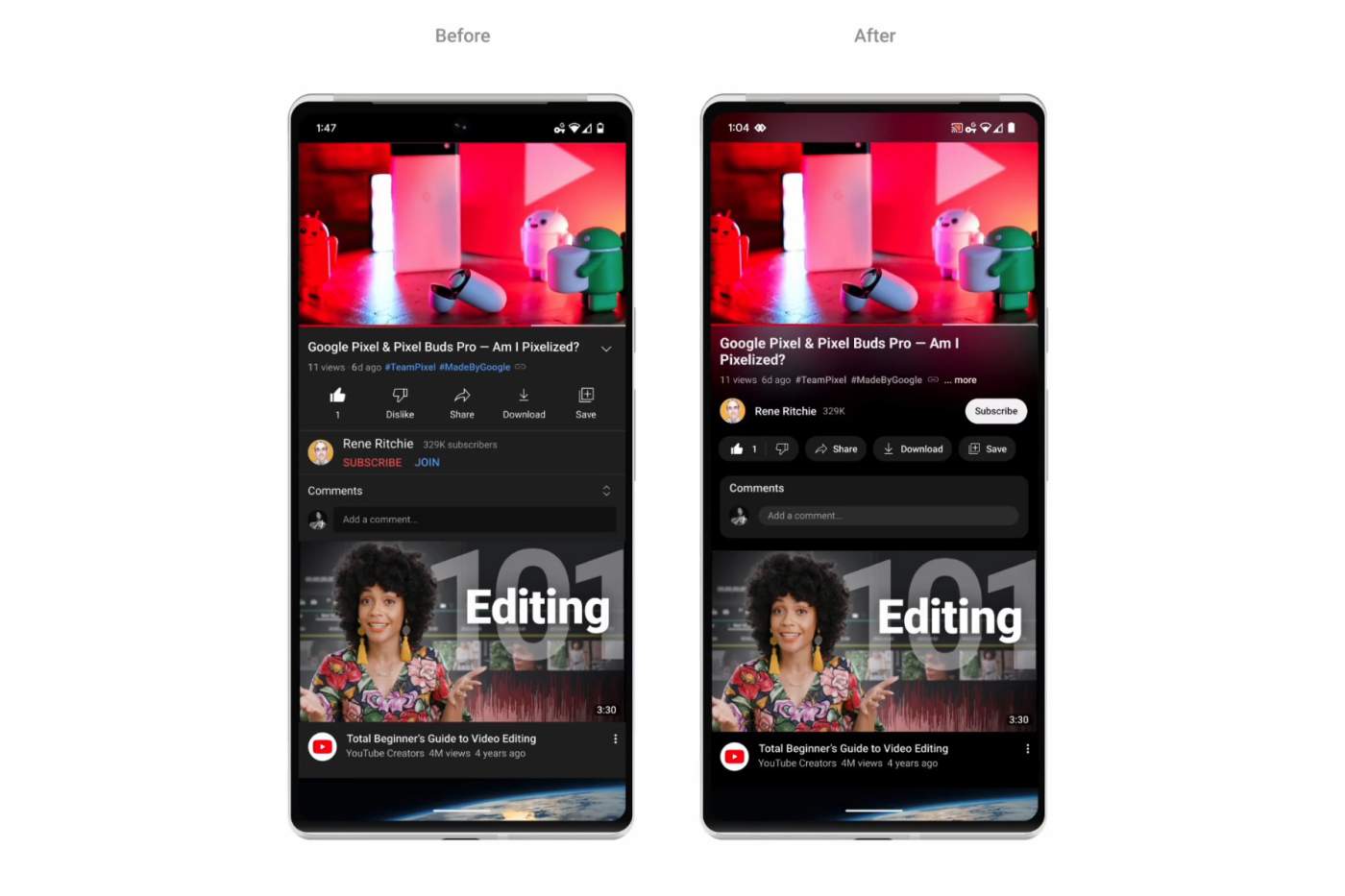 YouTube Gets a New Look and Bunch of New Features