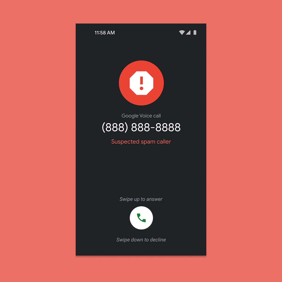 Google Voice Spam Call