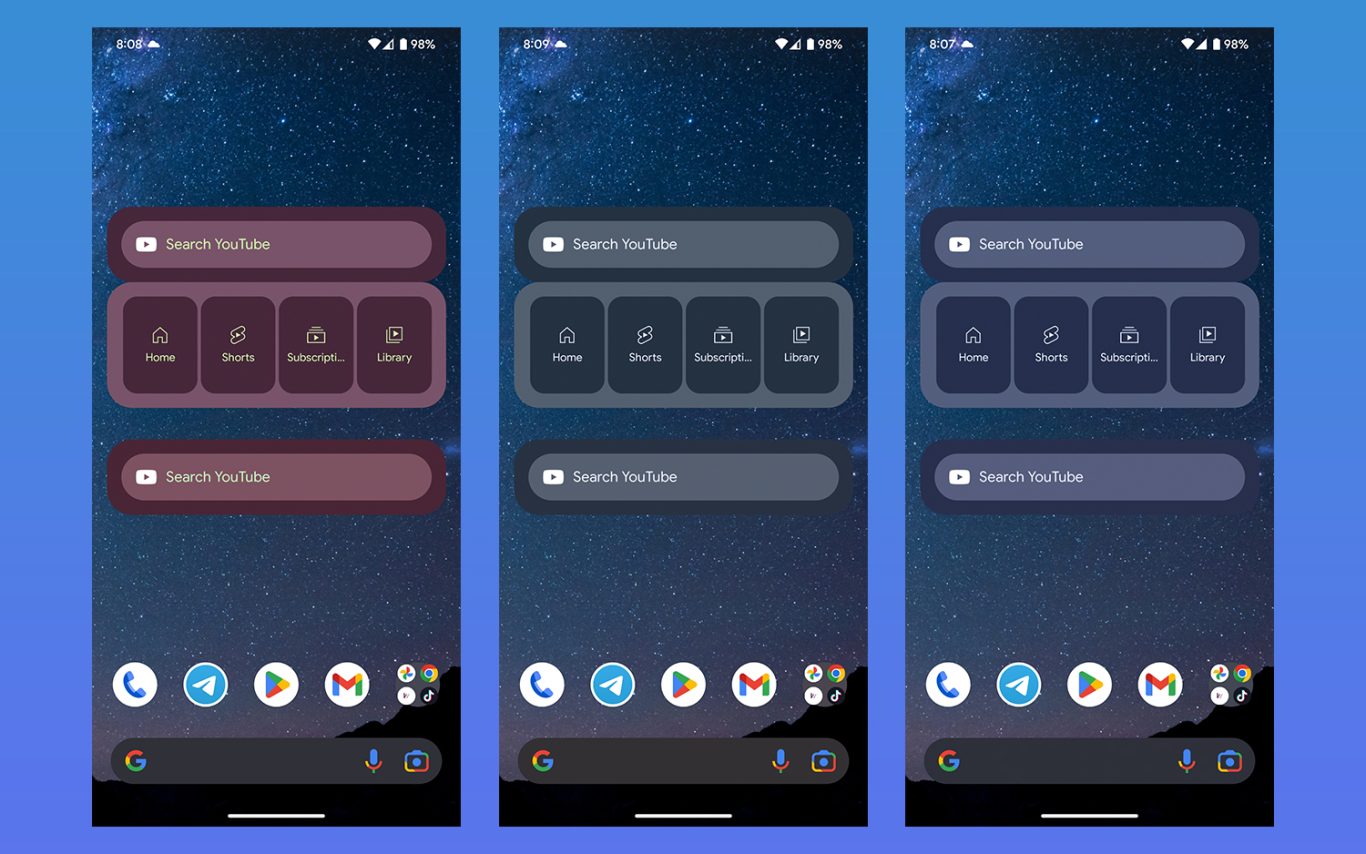 Latest YouTube Widget Update Looks Fantastic