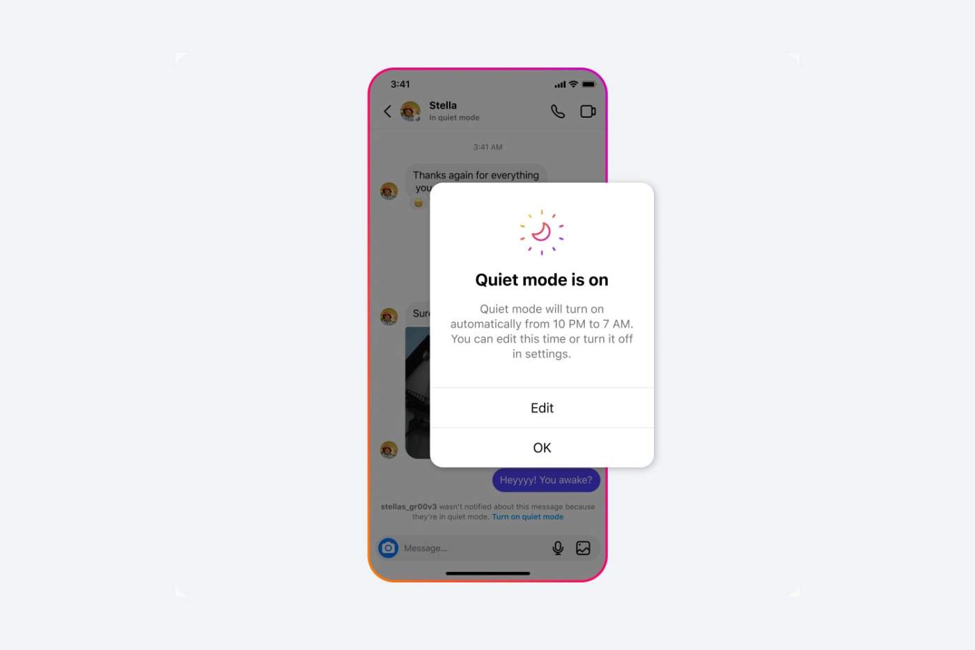 New Quiet Mode is an ‘Out of Office’ Reply but for Instagram
