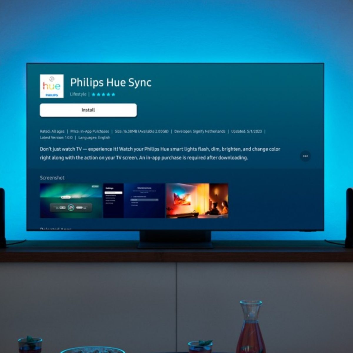 Painting fuzzy trunk Game Changer: Philips Hue Sync App Arrives for Samsung TVs