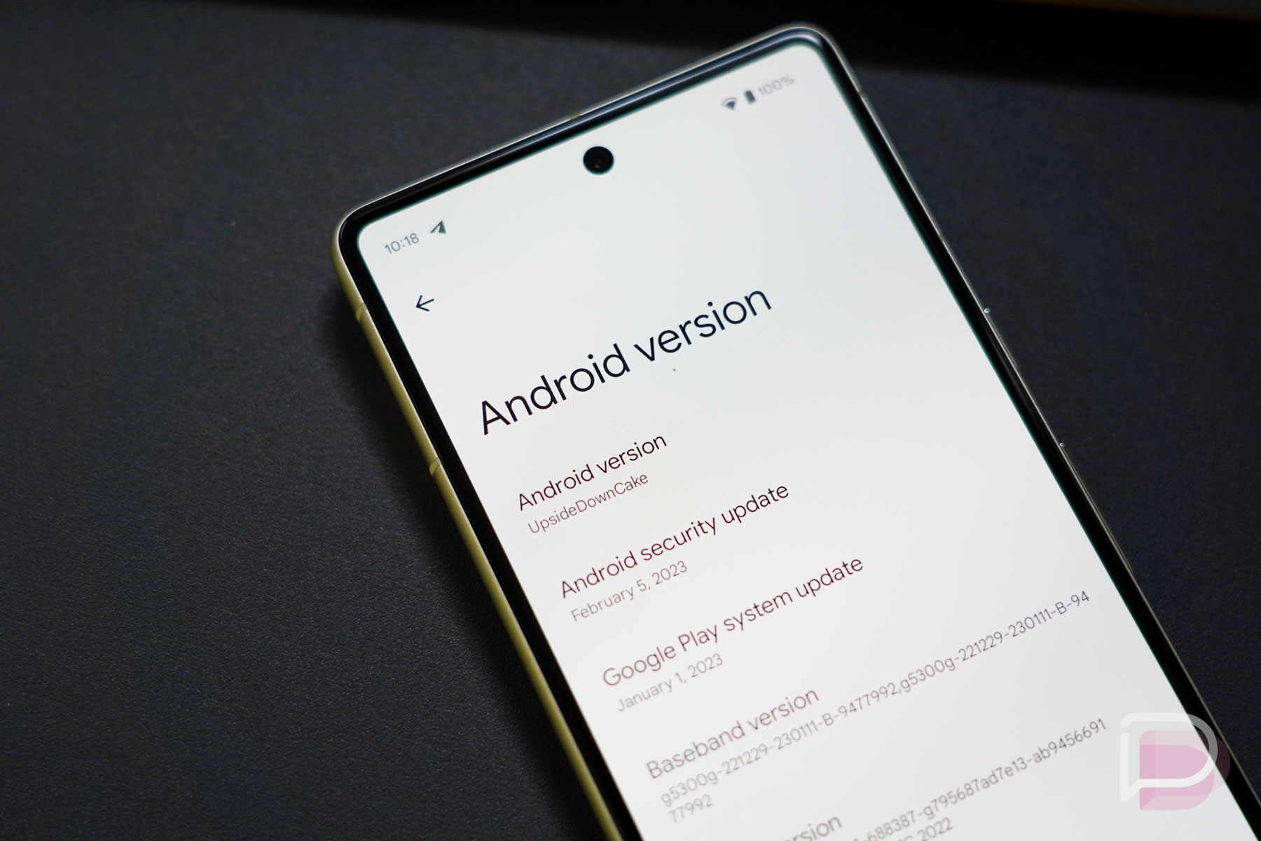 Torta al revés de Android 14