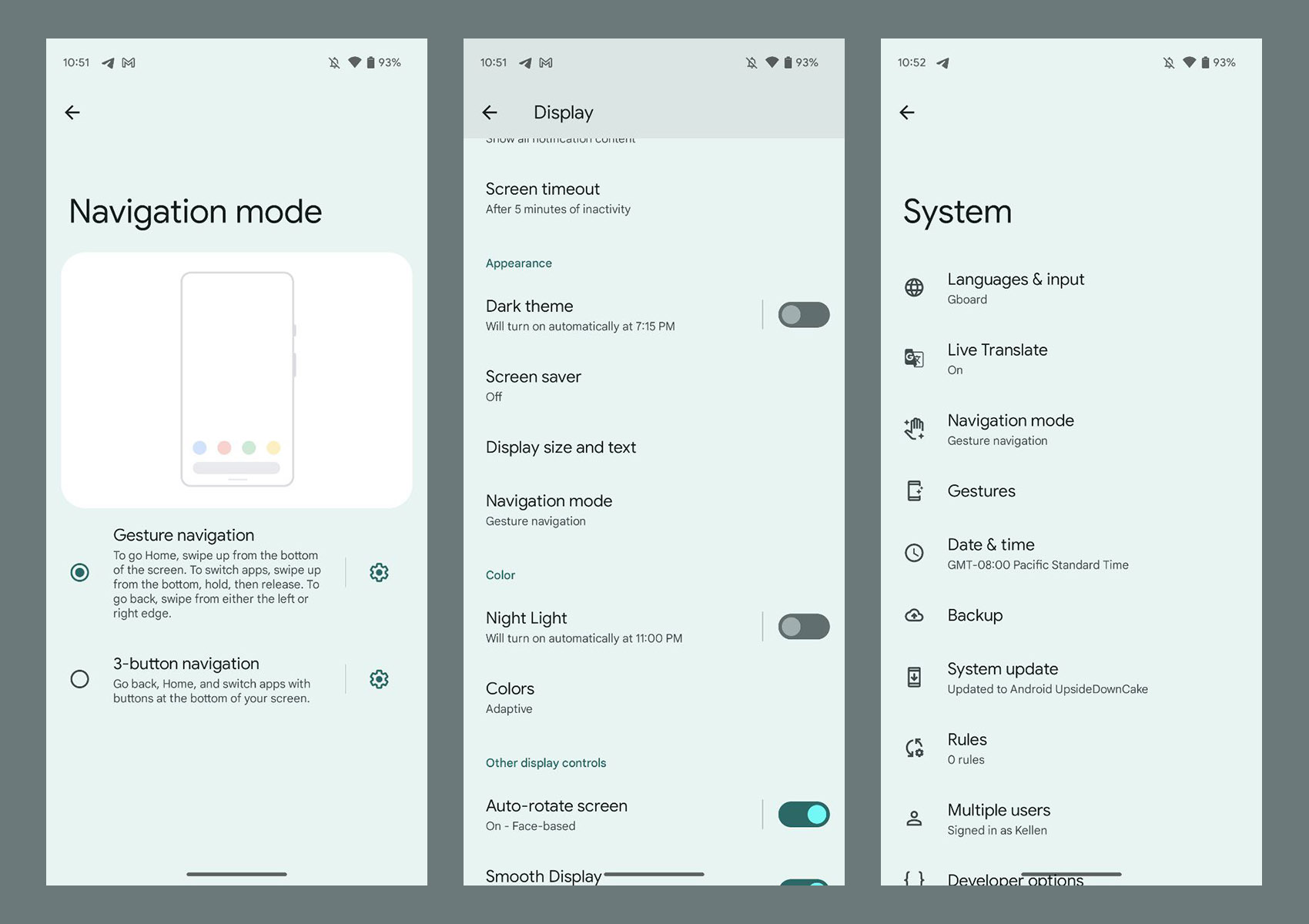 Android 14 Gesture Navigation