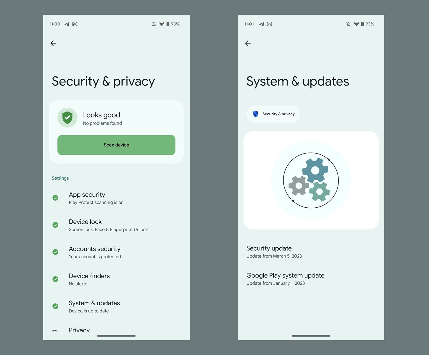 Seguridad de Android 14
