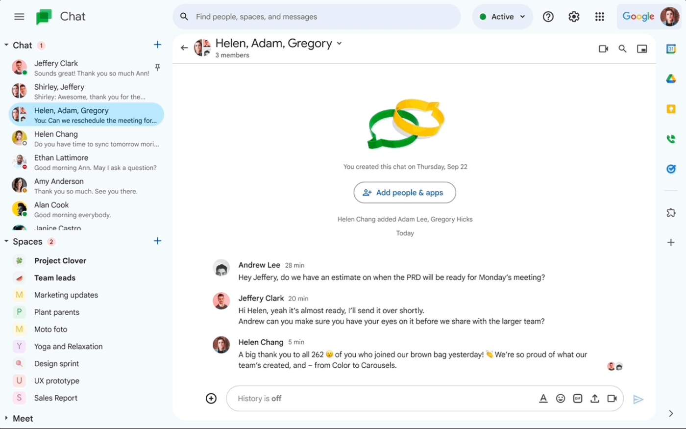 Google Chat Gets Material Design 3 UI Update