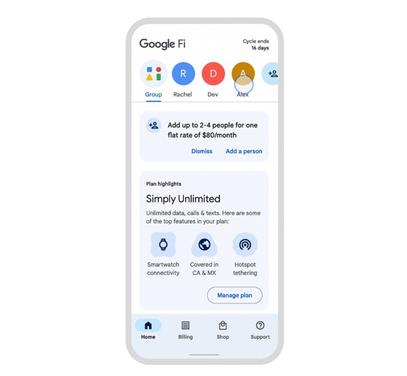 New Google Fi App