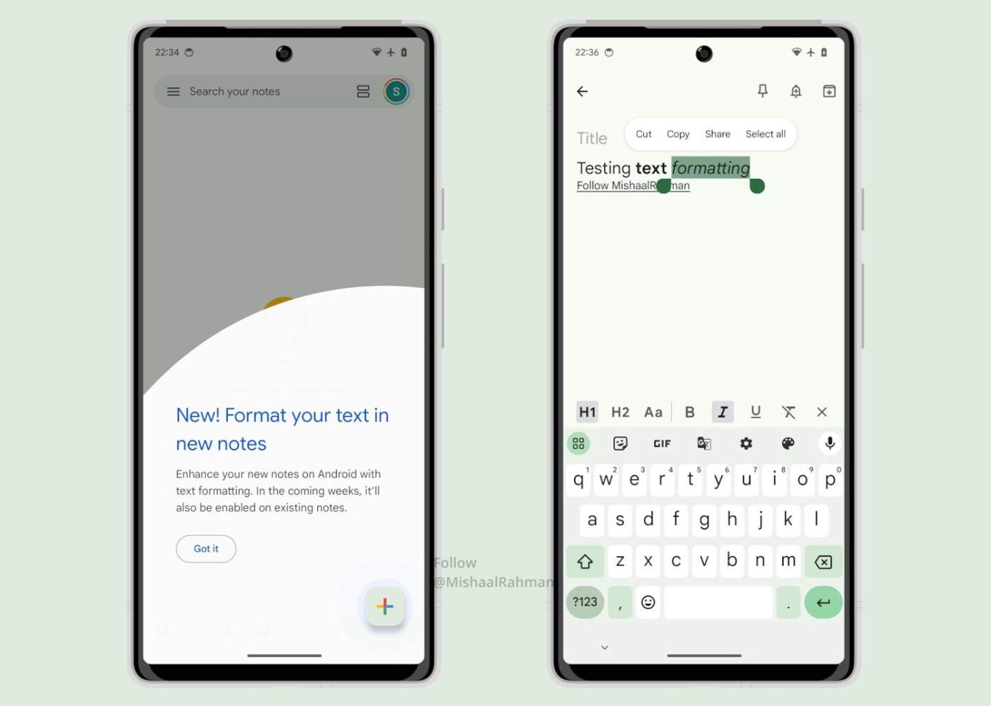 Rejoice, Google Keep Gets Text Formatting