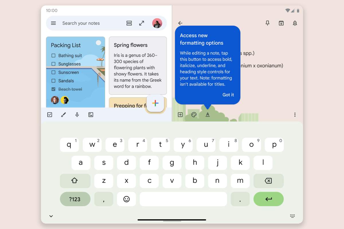 Google Keep Makes Rich Text Formatting Official