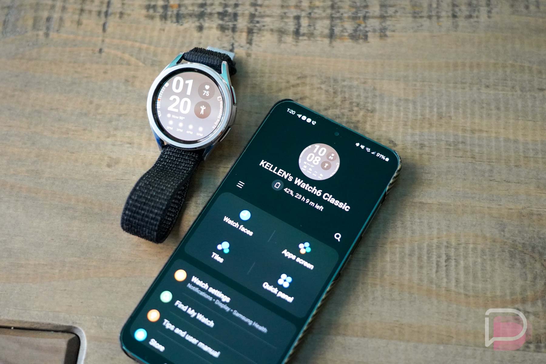 Emparelhar o Galaxy Watch com o novo telefone - Completo