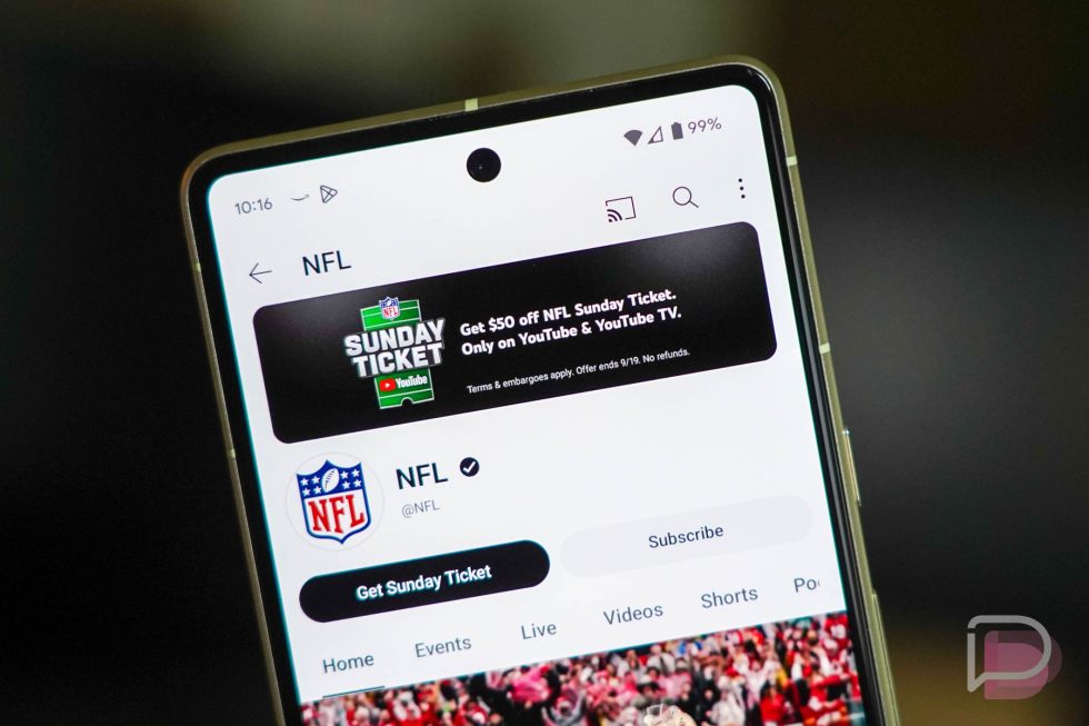 nfl sunday ticket on android tv