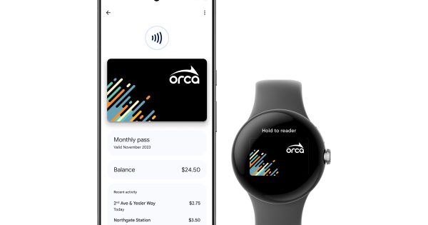Google Wallet دریافت پشتیبانی از کارت ORCA