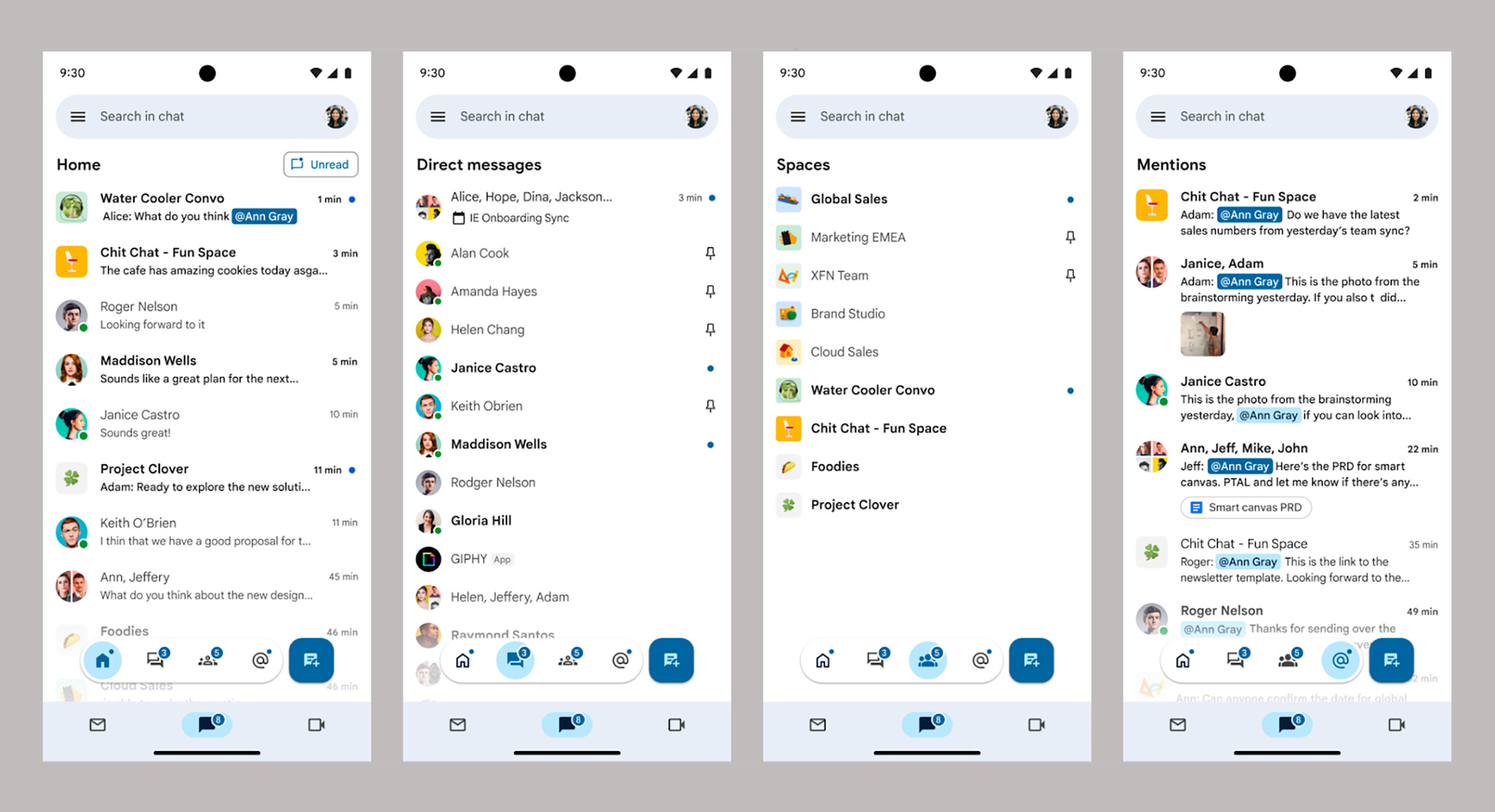 بهروزرسانی اصلی رابط کاربری Google Chat یکی از مواردی است که دوست دارید بهروزرسانی اصلی رابط کاربری Google Chat یکی از مواردی است که دوست دارید