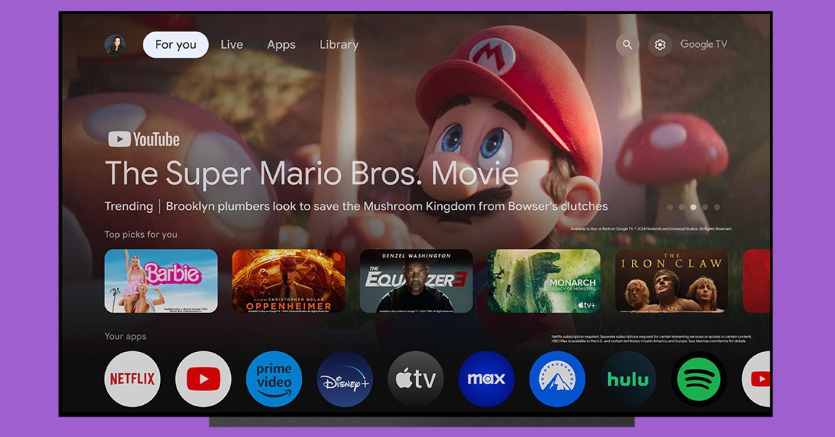 Google TV دارای ویژگی آزمایشی مبتنی بر Gemini است Google TV دارای ویژگی آزمایشی مبتنی بر Gemini است
