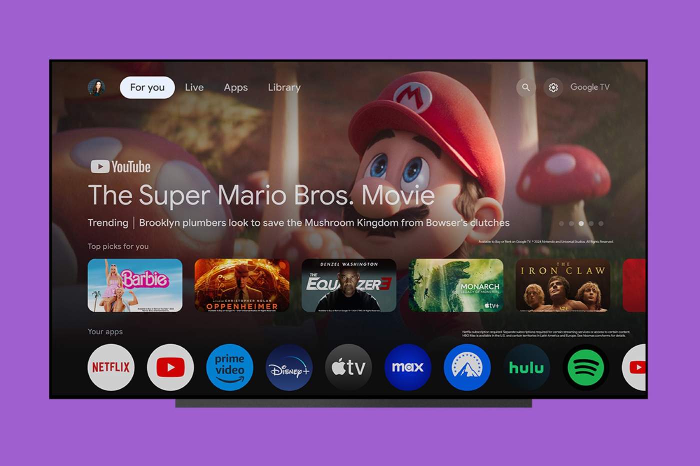 Updated Google TV UI Begins Rollout With Circular App Icons