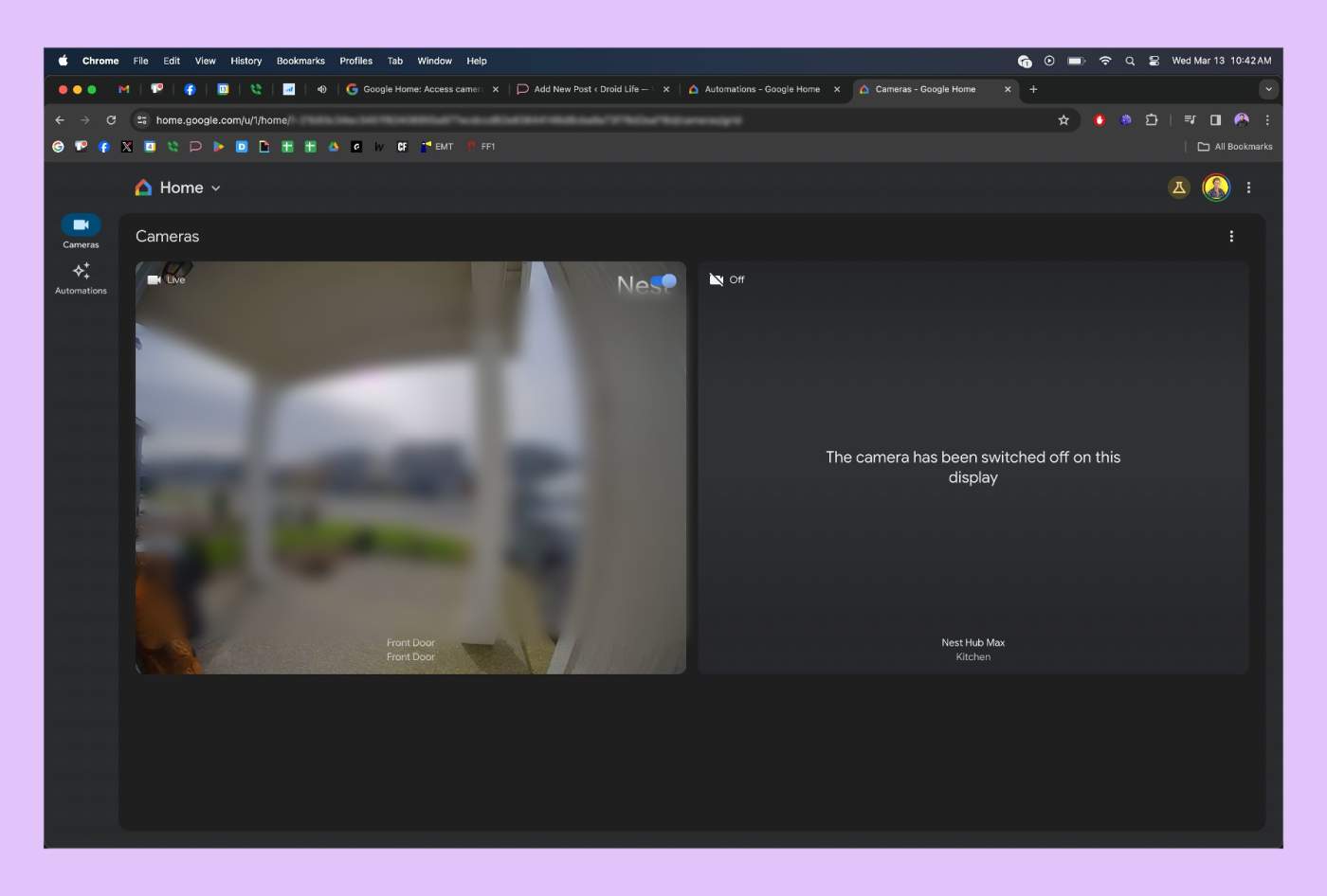 Google Home for Web Gets Camera Histories, Custom Clips, and Public Preview