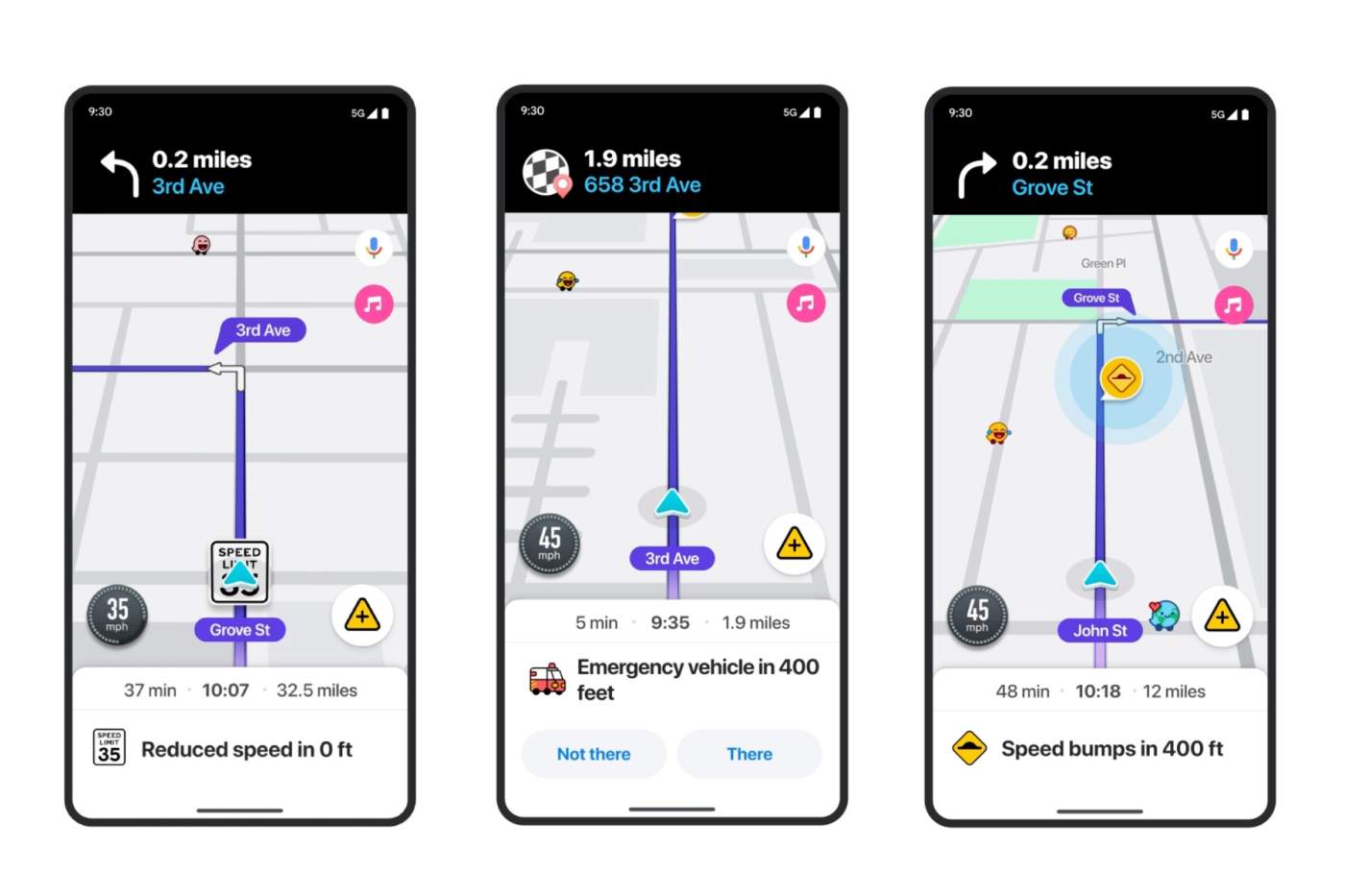 Waze Now Includes Speed Bump, First Responder, and Speed Limit Alerts