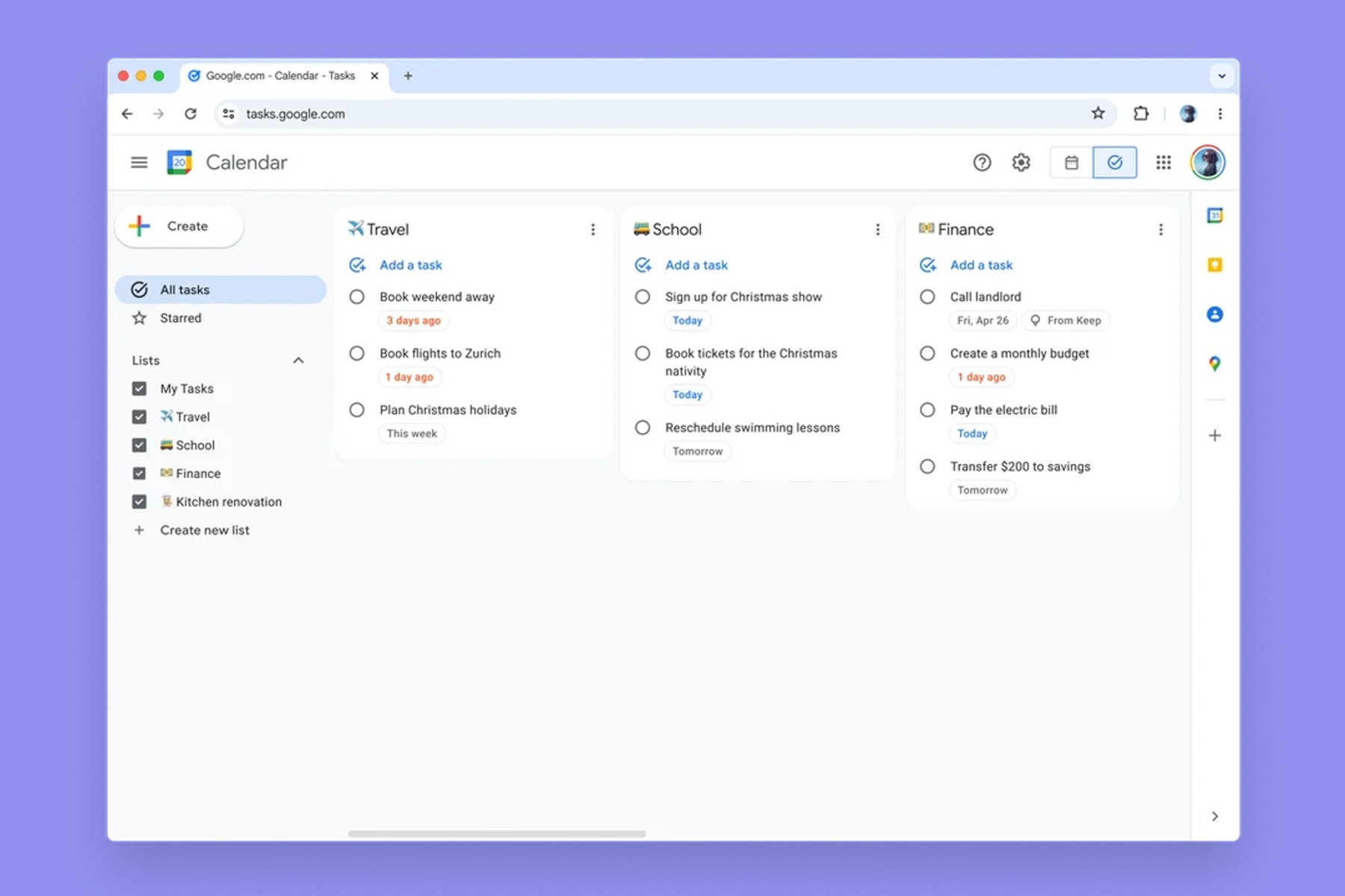 یادآوریهای Google Keep شما به سمت وظایف حرکت میکنند یادآوریهای Google Keep شما به سمت وظایف حرکت میکنند